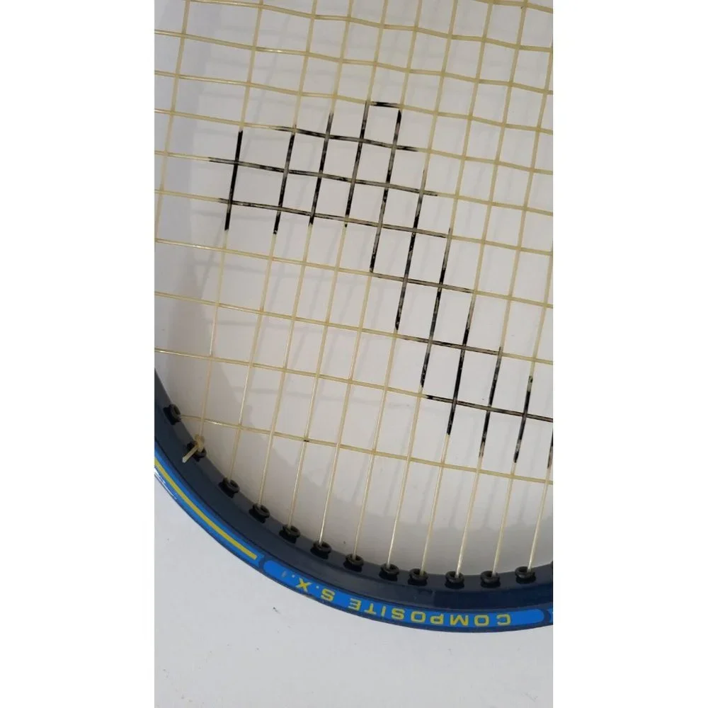 Vintage Tennis Racket Racquet SNAUWAERT Fibre Composite  L-3 w/ Cover - Picture 9 of 12